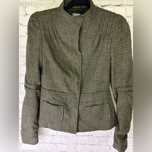 United Nations COLORS Brown Tweed Academia Jacket Blazer EU Size 42 Medium
